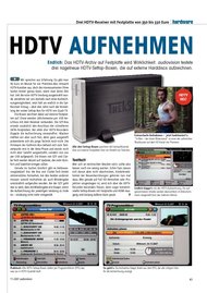 audiovision: HDTV Aufnehmen (Ausgabe: 11)