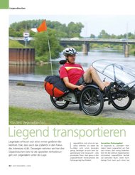 Radfahren: Liegend transportieren (Ausgabe: 9-10/2009)