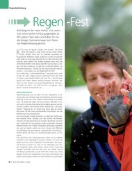 Radfahren: Regen-Fest (Ausgabe: 9-10/2009)