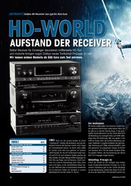 audiovision: „HD-World“ - AV-Reciever von 330 bis 450 Euro (Ausgabe: 9)