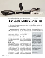 DigitalPHOTO: High-Speed-Kartenleser im Test (Ausgabe: 10)