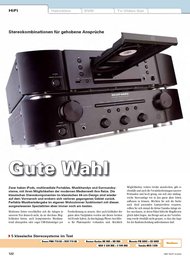 HiFi Test: Gute Wahl (Ausgabe: 5)