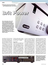 HiFi Test: Brit Power (Ausgabe: 5)