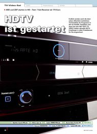 HiFi Test: „HDTV ist gestartet“ - Receiver der Referenzklasse (Ausgabe: 5)