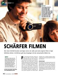 VIDEOAKTIV: Schärfer filmen (Ausgabe: Sonderheft Camcorder Kaufberater 3/2009)