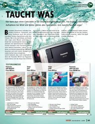 VIDEOAKTIV: Taucht was (Ausgabe: Sonderheft Camcorder Kaufberater 1/2009)