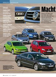 Auto Bild: „Macht VW Audi überflüssig?“ - VW Scirocco / Audi TT (Ausgabe: 37)