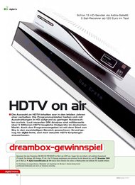 digital home: HDTV on air (Ausgabe: 3)