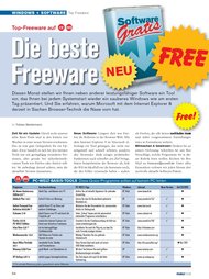 PC-WELT: Die beste Freeware (Ausgabe: 7)