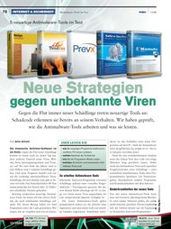 PC-WELT: Neue Strategien gegen unbekannte Viren (Ausgabe: 11)