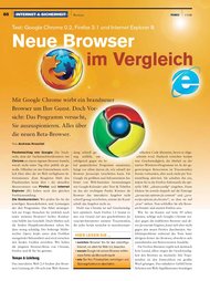 PC-WELT: Neue Browser im Vergleich (Ausgabe: 11)