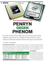 PC-WELT: Penryn gegen Phenom (Ausgabe: 1)