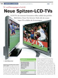 PC-WELT: Neue Spitzen-LCD-TVs (Ausgabe: 6)