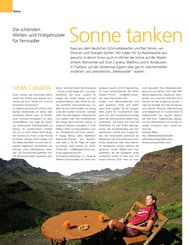 Radfahren: Sonne tanken (Ausgabe: 11-12/2009)