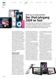 MAC LIFE: Der iPod-Jahrgang 2009 im Test (Ausgabe: 11)