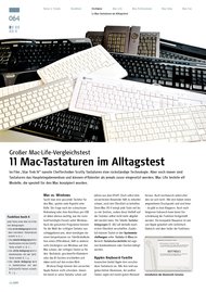 MAC LIFE: 11 Mac-Tastaturen im Alltagstest (Ausgabe: 11)