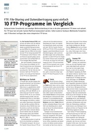 MAC LIFE: 10 FTP-Programme im Vegleich (Ausgabe: 12)