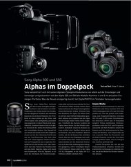 DigitalPHOTO: Alphas im Doppelpack (Ausgabe: 1)