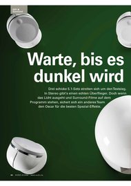 AUDIO/stereoplay: Warte, bis es dunkel wird (Ausgabe: 2)