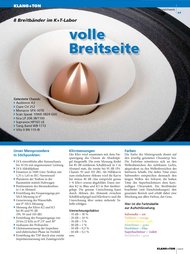 Klang + Ton: Volle Breitseite (Ausgabe: 2)