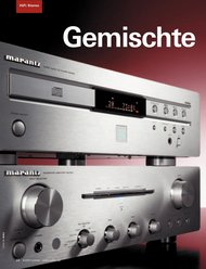AUDIO/stereoplay: „Gemischte Doppel“ - CD-Spieler (Ausgabe: 6)