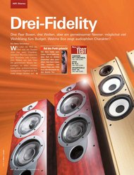 AUDIO/stereoplay: Drei-Fidelity (Ausgabe: 6)