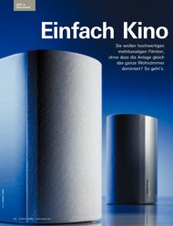 AUDIO/stereoplay: Einfach Kino (Ausgabe: 6)