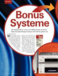 AUDIO/stereoplay: Bonus Systeme (Ausgabe: 3)