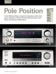 AUDIO/stereoplay: Pole Position (Ausgabe: 11)