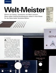 AUDIO/stereoplay: „Welt-Meister“ - Endstufen (Ausgabe: 3)