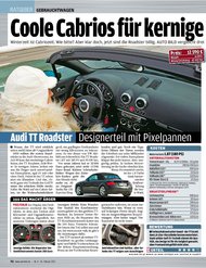 Auto Bild: Coole Cabrios für kernige Kerle (Ausgabe: 8)