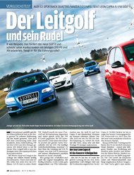 Auto Bild: Der Leitgolf und sein Rudel (Ausgabe: 12)