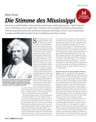 hörBücher: Die Stimme des Mississippi (Ausgabe: 3)