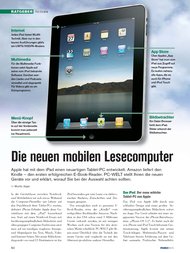 PC-WELT: Die neuen mobilen Lesecomputer (Ausgabe: 4)