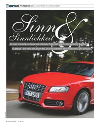 Auto Bild sportscars: Sinn & Sinnlichkeit (Ausgabe: 5)