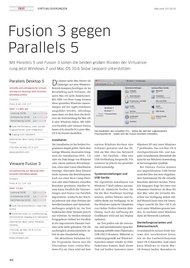 Macwelt: Fusion 3 gegen Parallels 5 (Ausgabe: 1)