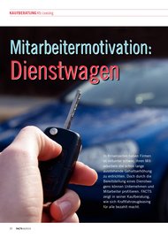 FACTS: Mitarbeitermotivation: Dienstwagen (Ausgabe: Special Strategien für den Mittelstand (6/2010))