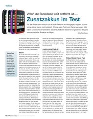 iPhone & more: Zusatzakkus im Test (Ausgabe: 4)