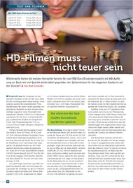 videofilmen: HD-Filmen muss nicht teuer sein (Ausgabe: 4)