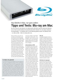 MAC LIFE: Tipps und Tests: Blu-ray am Mac (Ausgabe: 10)