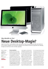 MAC LIFE: Neue Desktop-Magie? (Ausgabe: 10)