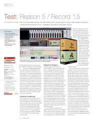 Beat: Test: Reason 5 / Record 1.5 (Ausgabe: 12)