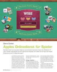 iPhone & more: Apples Onlinedienst für Spieler (Ausgabe: 1)