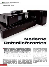 digital home: Moderne Datenlieferanten (Ausgabe: 4)