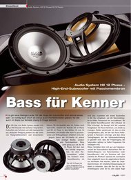 CAR & HIFI: Bass für Kenner (Ausgabe: 1)