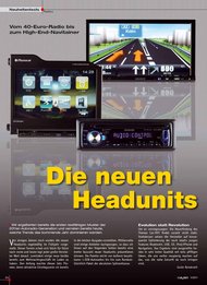 CAR & HIFI: Die neuen Headunits (Ausgabe: 1)