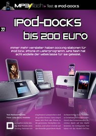 MP3 flash: iPod-Docks bis 200 Euro (Ausgabe: 2)