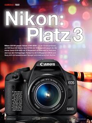 ColorFoto: Nikon: Platz 3 (Ausgabe: 12)