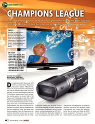 VIDEOAKTIV: Champions League (Ausgabe: Sonderheft Camcorder Kaufberater 1/2011)