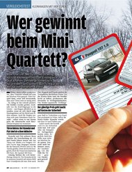 Auto Bild: Wer gewinnt beim Mini-Quartett? (Ausgabe: 51-52/2010)